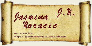 Jasmina Moračić vizit kartica